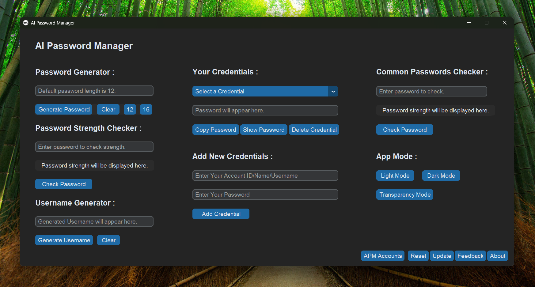 AI Password Manager Screenshot